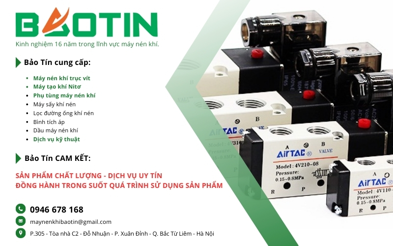 Bảo Tín cung cấp van điện từ khí nén airtac 4v410-15