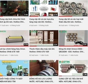 Các loại phụ tùng khí nén