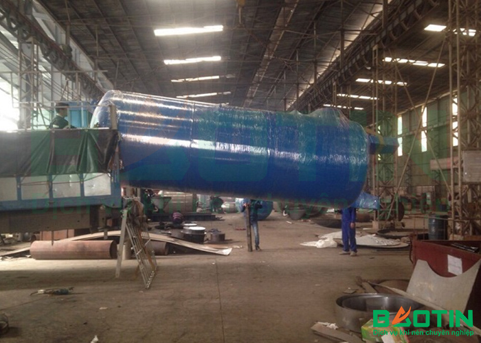 Bàn giao bình tích áp khí nén 15m3 cho nhà máy tại Quảng Trị
